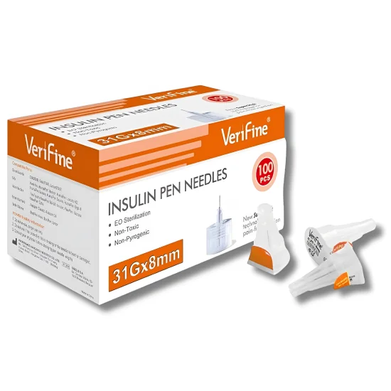 VERIFINE – AIGUILLES STYLOS INSULINE 8MM BOITE DE 100 pour Produits...