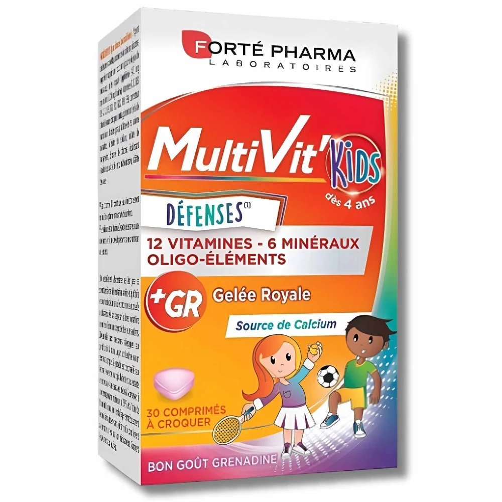 FORTE PHARMA - MULTIVIT'KIDS 30 COMPRIMES pour Compléments Alimenta...
