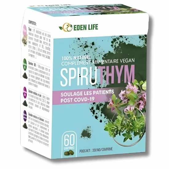 EDEN LIFE - SPIRUTHYM 60 COMPRIMES pour Compléments Alimentaires
