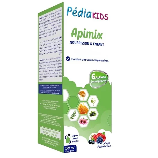 VITAL PÉDIAKIDS - APIMIX SIROP 150 ML pour Compléments Alimentaires