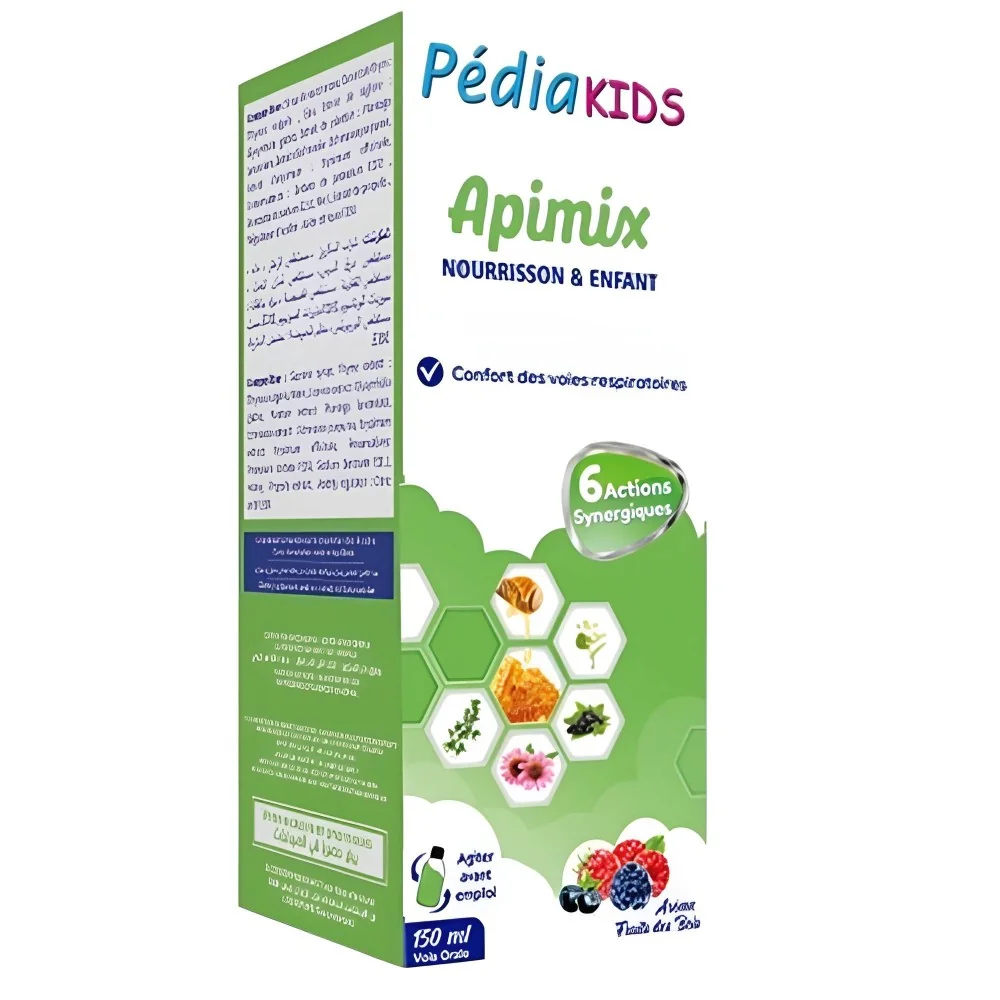 VITAL PÉDIAKIDS - APIMIX SIROP 150 ML pour Compléments Alimentaires