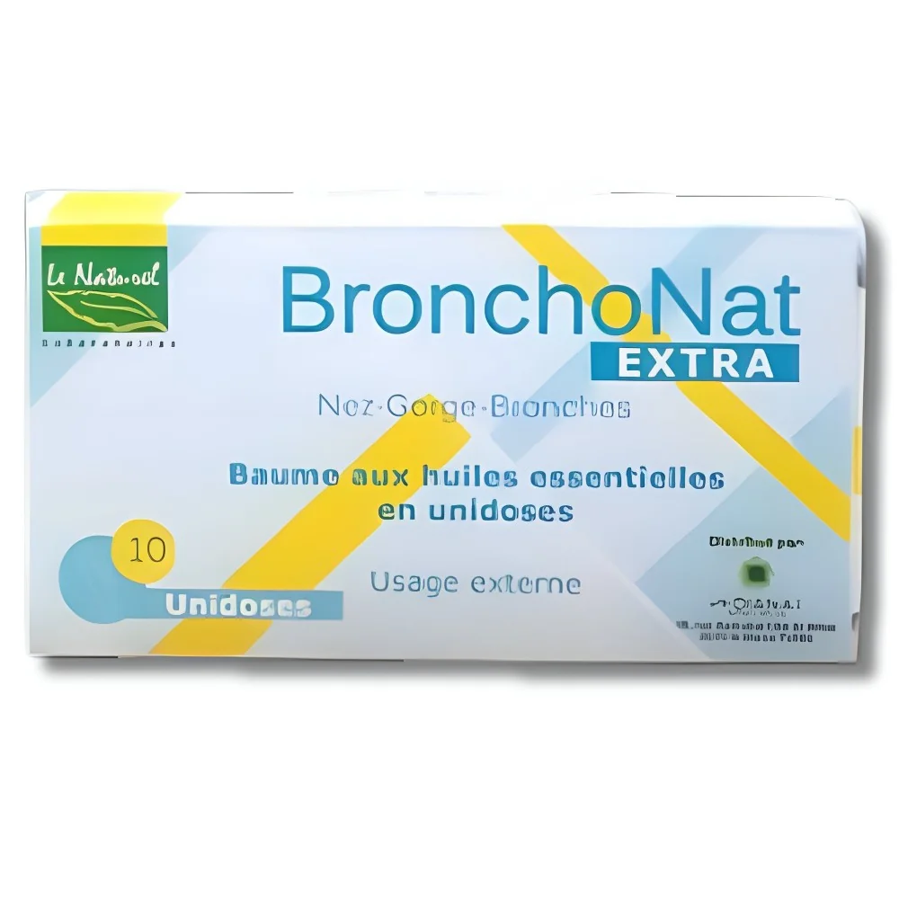 BRONCHONAT - EXTRA BAUME 10 UNIDOSES pour Compléments Alimentaires