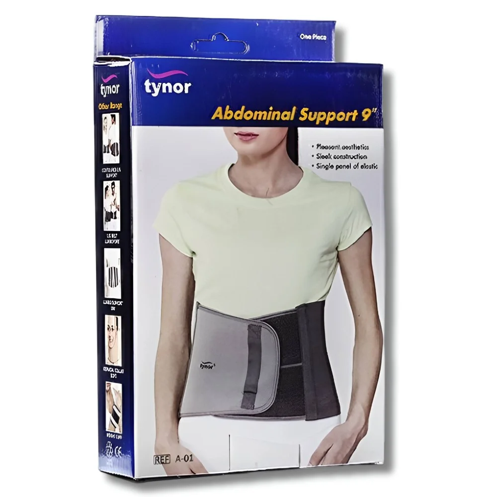 TYNOR - CEINTURE SUPPORT ABDOMINAL TAILLE XL pour Produits Paramédi...
