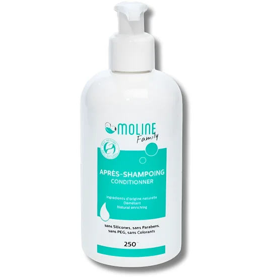 MOLINE FAMILY - APRÈS-SHAMPOOING 250ML pour Soins