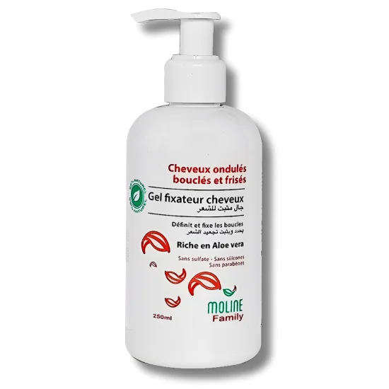 MOLINE - GEL FIXATEUR CHEVEUX 200ML pour Soins