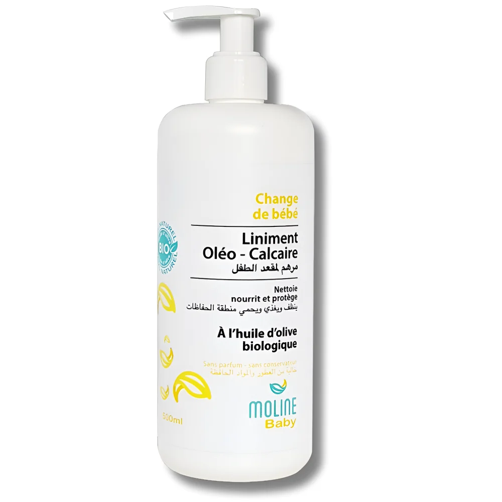 MOLINE - LINIMENT OLEO CALCAIRE 500ML pour Maman et bébé