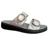 STI LIGHT - CLAQUETTES ORTHOPEDIQUES ARGENT FEMME pour sabots et cl...