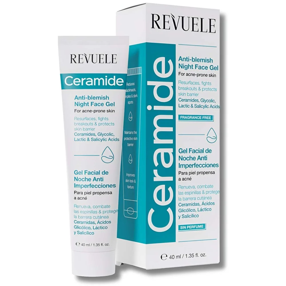 REVUELE CERAMIDES - GEL DE NUIT ANTI-IMPERFECTIONS 40ML pour Beauté