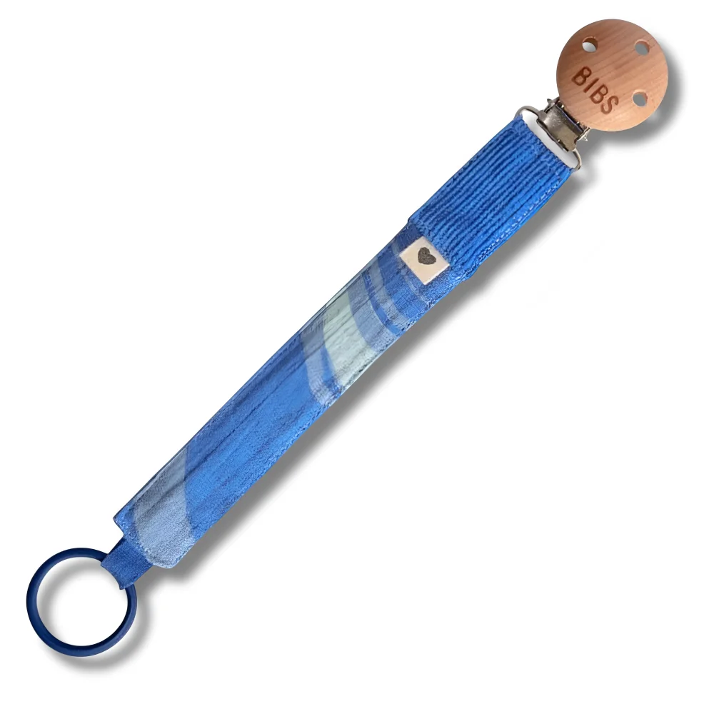 BIBS - PACIFIER CLIP SUCETTE ATTACHE TETINE BLEU pour Maman et bébé