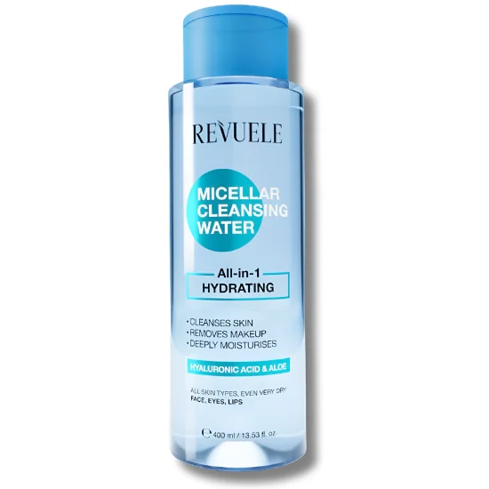 REVUELE - EAU MICELLAIRE DEMAQUILLANTE TOUT EN 1 HYDRATANTE 400ML p...