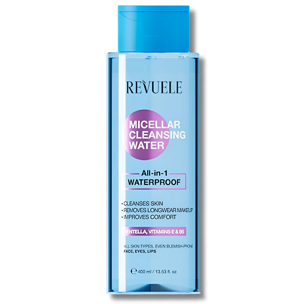 REVUELE - EAU MICELLAIRE DEMAQUILLANTE TOUT EN 1 WATERPROOF 400ML p...