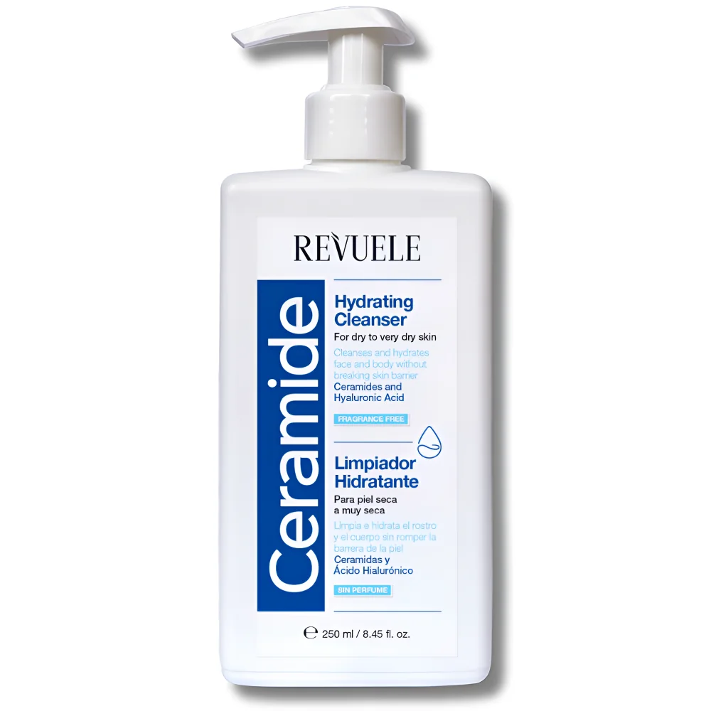 REVUELE CERAMIDE - NETTOYANT HYDRATANT PEAUX SECHES 250ML pour Beauté
