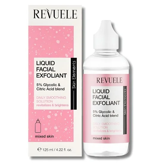 REVUELE - PEELING DOUX VISAGE 5% MÉLANGE D’ACIDE GLYCOLIQUE ET CITRIQUE 125 ML