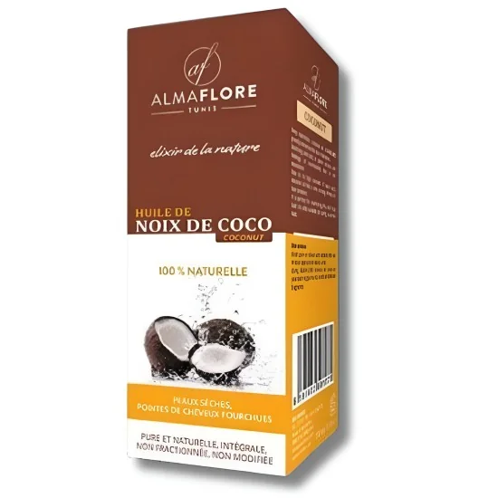 ALMAFLORE - HUILE DE NOIX DE COCO 10ML