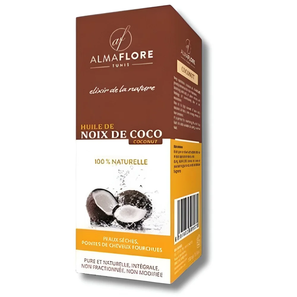 ALMAFLORE - HUILE DE NOIX DE COCO 10ML