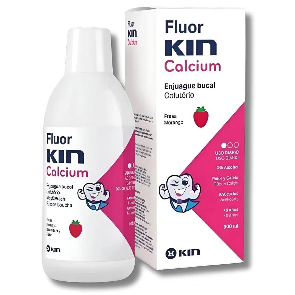 KIN FLUOR CALCIUM - BAIN DE BOUCHE 500ML