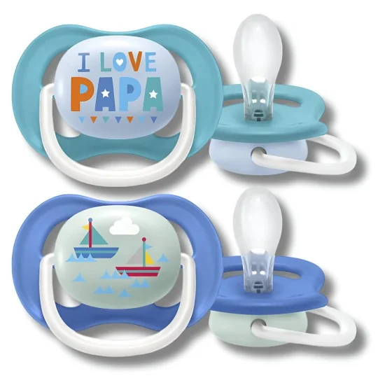 AVENT - LOT DE 2 SUCETTES ULTRA-AIR 6-18M SCF.080/03