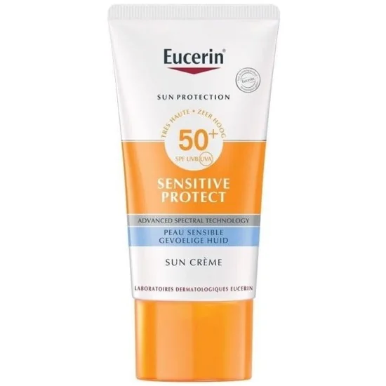 Eucerin SUN PROTECTION SENSITIVE PROTECT Crème SPF 50+ 50ML pour Be...