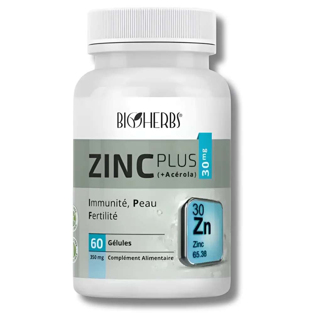 BIOHERBS - ZINC PLUS+ACREOLA 60 GELULES