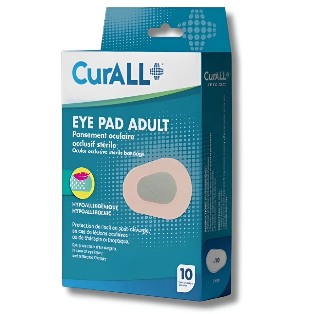 CURALl - EYE PAD PANSEMENT OCULAIRE ADULTE BOITE DE 10