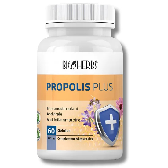 BIOHERBS - PROPOLIS PLUS 60 GELULES