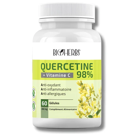 BIOHERBS QUERCETINE 98% 60 GELULES