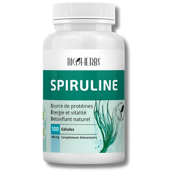 BIOHERBS - SPIRULINE 100 GELULES