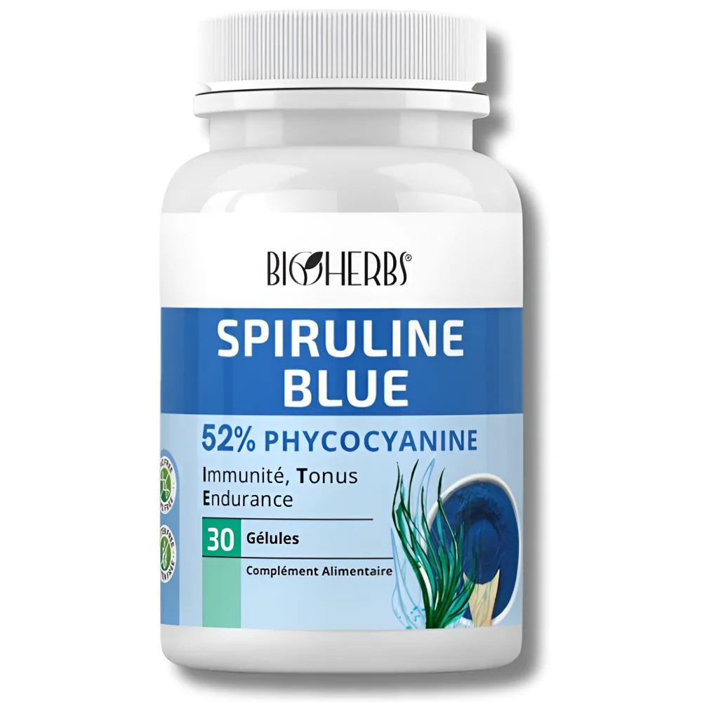 BIOHERBS - SPIRULINE BLUE 30 GELULES