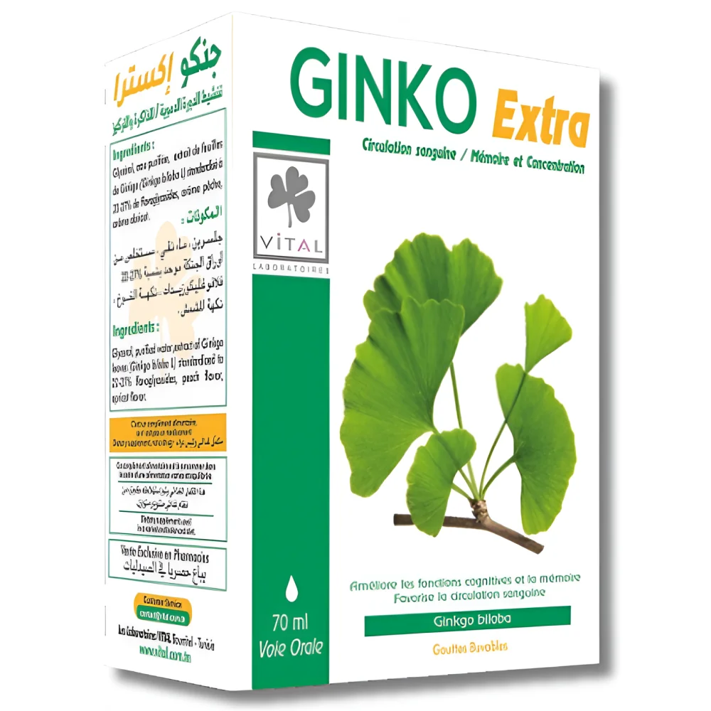 VITAL - GINKO EXTRA GOUTTES 70 ML