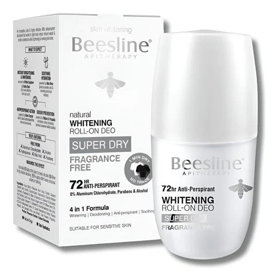 BEESLINE - ROLL-ON SUPER DRY SANS PARFUM 72H
