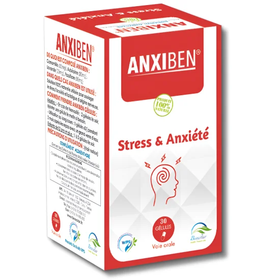 ANXIBEN - STRESS & ANXIÉTÉ 30 GÉLULES
