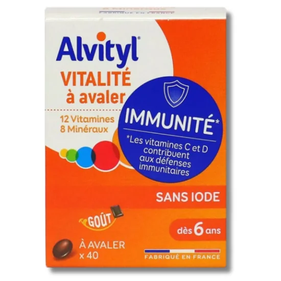 alvityl vitalite 40 comprimés pour Compléments Alimentaires
