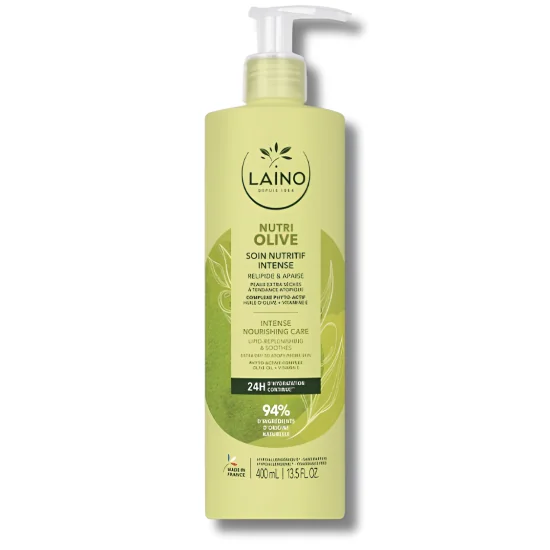 LAINO - LAIT NUTRITIF INTENSE EXTRAIT D'OLIVE ET VITAMINE E 400ML