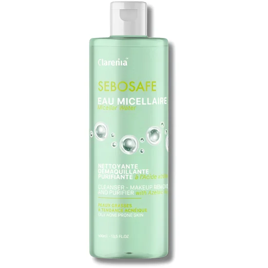 CLARENIA SEBOSAFE - EAU MICELLAIRE 400ML