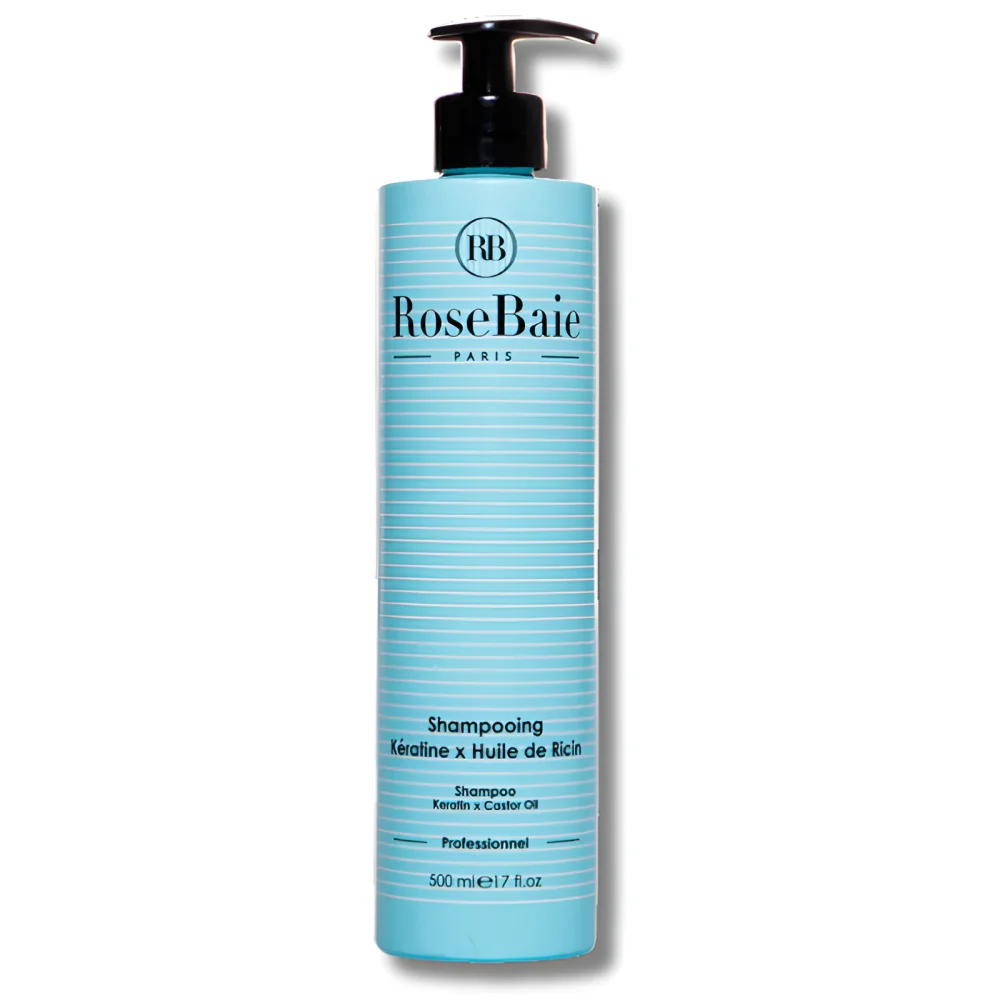 ROSEBAIE - SHAMPOING HUILE DE RICIN X KERATINE 500 ML pour Soins