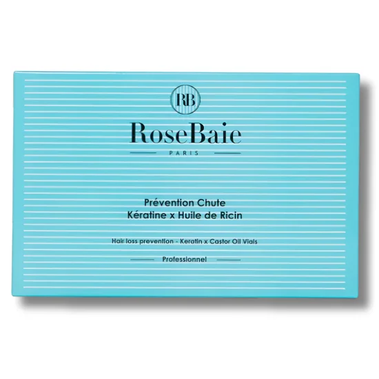 ROSEBAIE - CURE ANTI-CHUTE RICIN & KÉRATINE : STIMULE LA POUSSE, PURIFIE ET RENFORCE