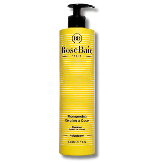 ROSEBAIE - SHAMPOING KERATINE X HUILE DE COCO 500ML