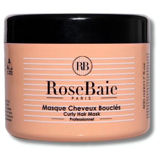 ROSEBAIE - MASQUE CHEVEUX BOUCLÉS KÉRATINE ET HUILE D’AVOCAT 500ML
