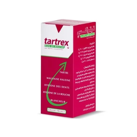 TARTREX BAIN DE BOUCHE AUX HUILES ESSENTIELLES, 250ml pour Hygiène