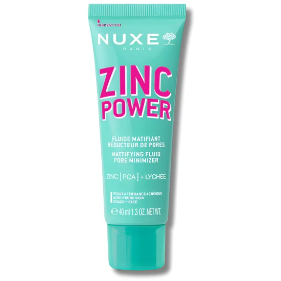 NUXE ZINC POWER - FLUIDE MATIFIANT REDUCTEUR DE PORES 40ML