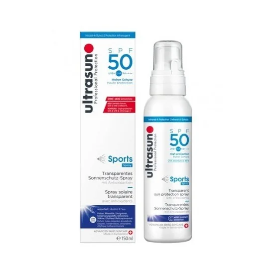 ULTRASUN SPORTS SPRAY SPF 50 150 ML pour Solaire
