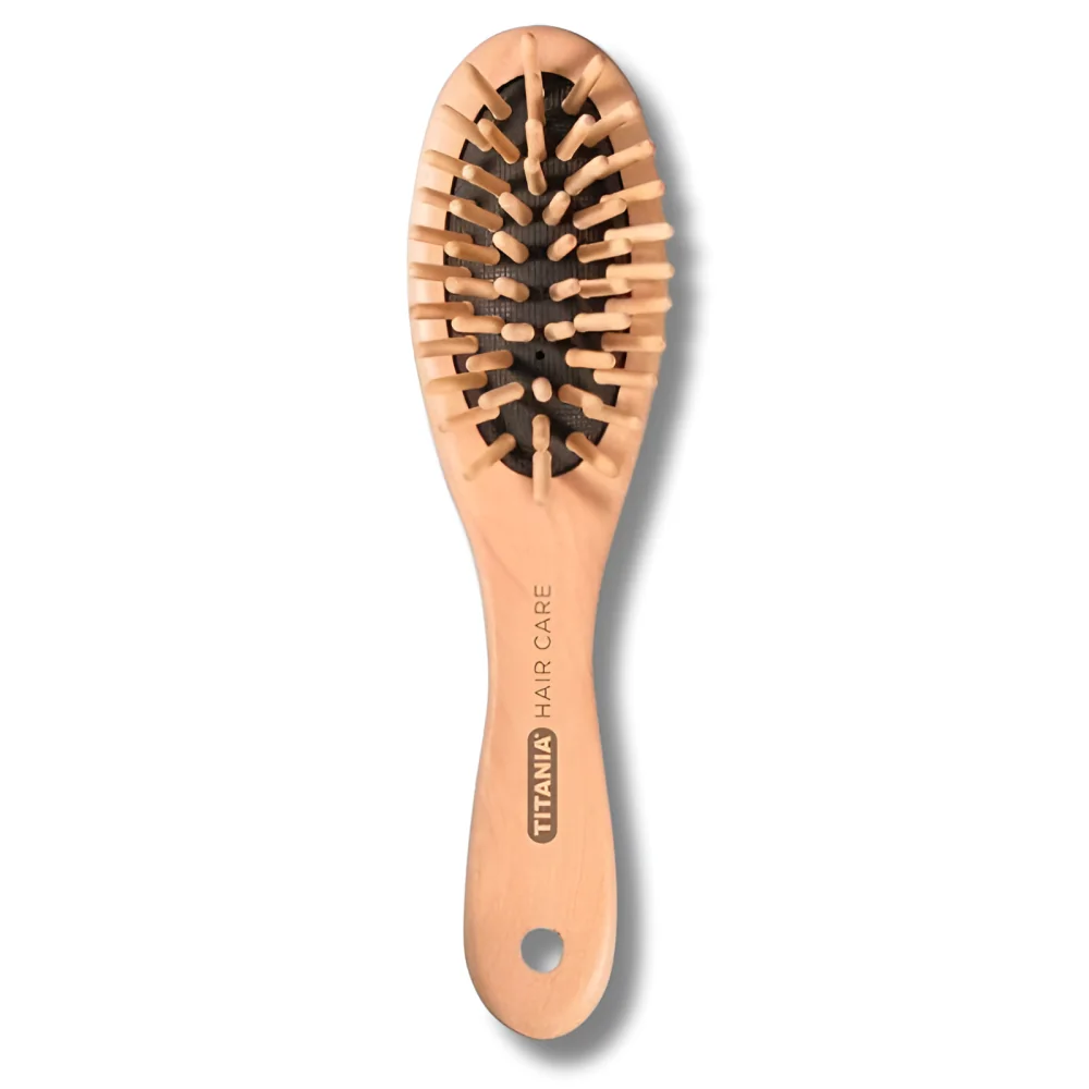 TITANIA - BROSSE PNEUMATIQUE POILE EN BOIS 18 CM 2820