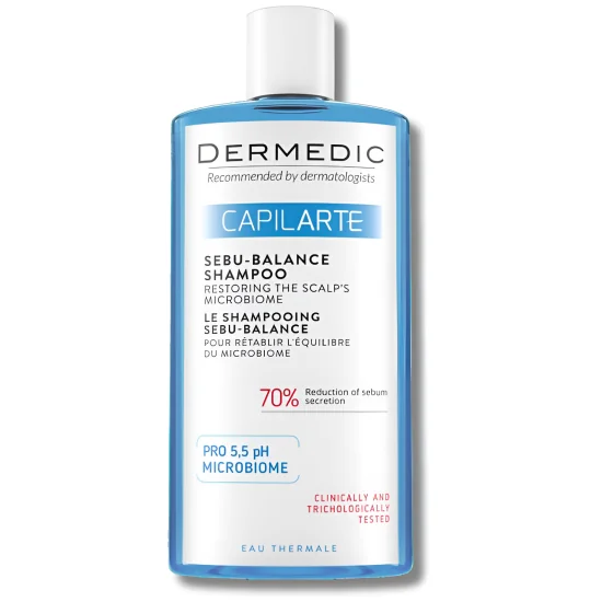 DERMEDIC CAPILARTE - SHAMPOOING SEBU BALANCE CHEVEUX GRAS 300ML