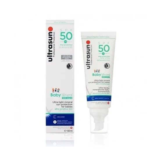 ULTRASUN Mineral Baby Sun Cream SPF50 50ml pour Beauté