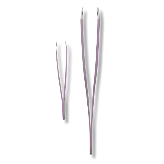 TITANIA - SET PINCES À ÉPILER : PINCE À ÉPILER INCLINÉE + MINI PINCE À ÉCHARDE 1072/LI B