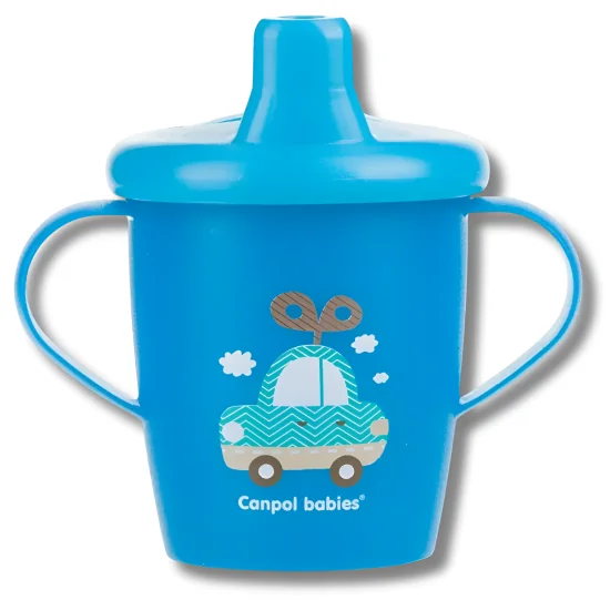 CANPOL BABIES - TASSE ANTI-DÉVERSEMENT TOYS +9MOIS 250ML 31/200 BLEU