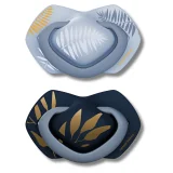 CANPOL BABIES - LOT DE 2 SUCETTES UNIVERSELLE 0-6MOIS BONJOUR PARIS BLEU 22/664