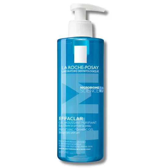 LA ROCHE POSAY EFFACLAR GEL MOUSSANT PURIFIANT 400ML peau grasse ac...