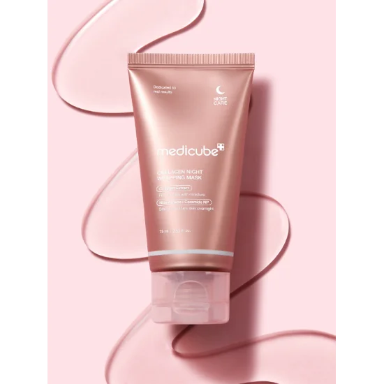 MEDICUBE - COLLAGEN NIGHT WRAPPING MASK 75ML