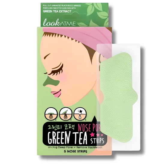 LOOK AT ME - NOSE PORE STRIPS GREEN TEA 5 STRIPS